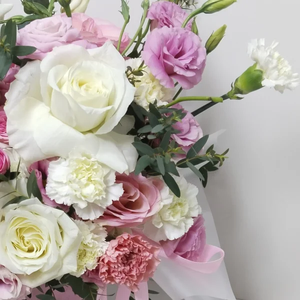 Pink White Bliss Bouquet - Image 3