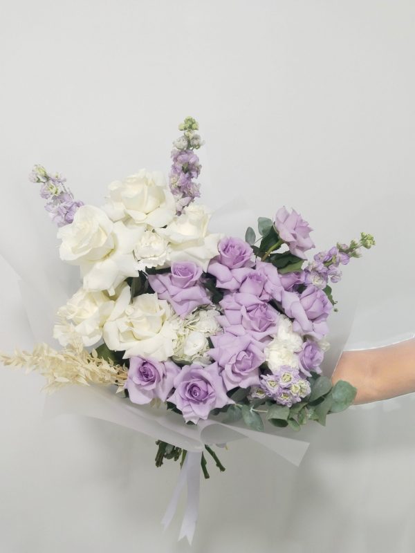 Vandela & Purple Rose Bouquet