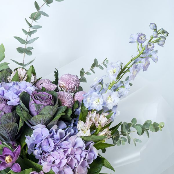 Stunning Purple & Lavender Floral Bouquet - Image 2